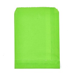 Green Eco-Friendly Kraft Paper Bags, Gift Bags, Shopping Bags, Rectangle, Green, 18x13x0.02cm