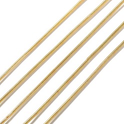Verge D'or Fil de guimpe, fil de cuivre rond souple, fil métallique pour les projets de broderie et la fabrication de bijoux, verge d'or, 18 calibre (1 mm), 10 g / sac