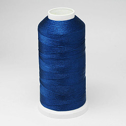 Marine Blue Nylon Thread, For Tassel Making, Marine Blue, 0.3mm, about 1093.61 yards(1000m)/roll