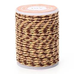 BurlyWood 4-Ply Polycotton Cord, Handmade Macrame Cotton Rope, for String Wall Hangings Plant Hanger, DIY Craft String Knitting, BurlyWood, 1.5mm, about 4.3 yards(4m)/roll