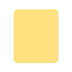 Rectangle Tapis de joint de cire de silicone, outil de cachet de cire, jaune, rectangle, 240x200mm