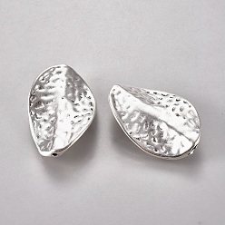 Античное Серебро Сплавочные овальные бусины тибетского стиля , без свинца, без никеля и без кадмия, твист, античное серебро, длиной около 27.5 мм , шириной 18 мм , толщиной 3 мм , отверстие : 1 мм