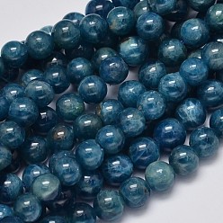 Apatite Round Natural Apatite Beads Strands, Grade A, 6mm, Hole: 1mm, about 64pcs/strand, 15.7 inch