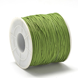 Olive Terne Câblés de polyester, vert olive, 0.5~0.6mm, environ 131.23~142.16 yards (120~130m)/rouleau