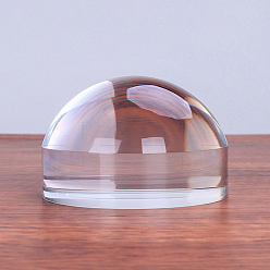 Clear Acrylic Optical Glass Magnifier, HD High Magnifying Glass, Clear, Magnification: 6X, 7.8~8x5cm