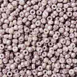 (1203) Opaque Taupe Cocoa Marbled TOHO Round Seed Beads, Japanese Seed Beads, (1203) Opaque Taupe Cocoa Marbled, 11/0, 2.2mm, Hole: 0.8mm, about 1110pcs/bottle, 10g/bottle