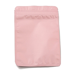 Pink Sacs à fermeture éclair d'emballage en plastique, pochettes supérieures auto-scellantes, rectangle, rose, 15x10.5x0.15 cm, épaisseur unilatérale : 2.5 mil(0.065mm)