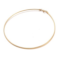 Oro 304 collares de cadena de acero inoxidable, con cierre de langosta, dorado, 15.7 pulgada (40 cm)