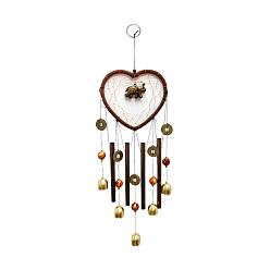 Elephant Metal Tube Wind Chimes, Bell Pendant Decorations, with Alloy Charms, Elephant, 550~63
0x160~170mm
