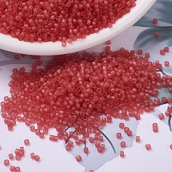 (DB0779) Dyed Semi-Frosted Transparent Watermelon MIYUKI Delica Beads, Cylinder, Japanese Seed Beads, 11/0, (DB0779) Dyed Semi-Frosted Transparent Watermelon, 1.3x1.6mm, Hole: 0.8mm, about 10000pcs/bag, 50g/bag