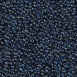 (294) Inside Color Blue Raspberry Toho perles de rocaille rondes, perles de rocaille japonais, (294) couleur intérieure bleu framboise, 11/0, 2.2mm, Trou: 0.8mm, environ5555 pcs / 50 g