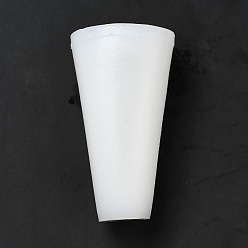 Blanc 3d moules en silicone pour bougies bricolage arbre de noël, pour la fabrication de bougies parfumées d'arbre de Noël, blanc, 7.5x14.2 cm, Diamètre intérieur: 6.5x13.1 cm