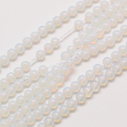 Opalite Opalite perles rondes brins, 3mm, Trou: 0.8mm, Environ 126 pcs/chapelet, 16 pouce