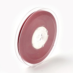 Dark Red Rayon and Cotton Ribbon, Twill Tape Ribbon, Herringbone Ribbon, Christmas Ribbon, Dark Red, 1/4 inch(6mm), about 50yards/roll(45.72m/roll)