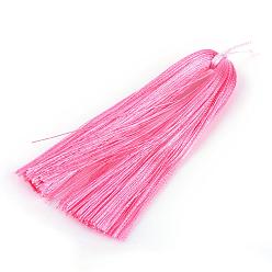 Pink Украшение кисточкой нейлон, розовые, 85x5 мм