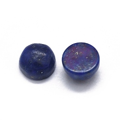 Lapislázuli Naturales lapis lazuli cabochons, media vuelta / cúpula, 4x1.5~2.5 mm