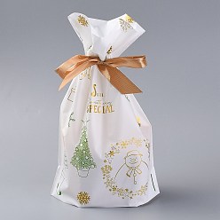 Снежинка Креативный карман для ремня безопасности лося на рождество, прямоугольные, белые, снежинка шаблон, 22.3x15.1 см, о 45~50 шт / мешок