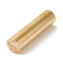 Food Sello de latón con sello de cera para grabado a doble cara, dorado, para sobre, tarjeta, envoltorio de regalo, comida, 57x15 mm