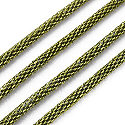 Желто-Зеленый Окрашенные аэрозольной краской железные цепи для попкорна, пайки, желто-зеленый, 1190x3 мм