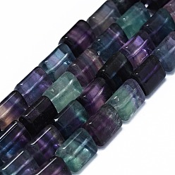 Fluorita Perlas naturales fluorita hebras, prisma triangular, 14~14.5x10x11 mm, agujero: 1 mm, sobre 28 unidades / cadena, 15.55 pulgada (39.5 cm)