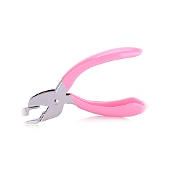 Pink Stainless Steel Staple Remover Plier, Tack Lifter Puller Office Claw Tools, Pink, 122x62mm