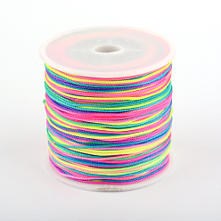 Разноцветный Нейлоновая нить, красочный, 1 мм, около 87.48 ярдов (80 м) / рулон