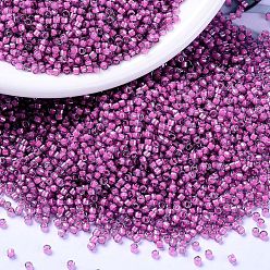 (DB2050) Myrtille Lumineuse Perles miyuki delica, cylindre, perles de rocaille japonais, 11/0, (db 2050) jazzberry lumineux, 1.3x1.6mm, trou: 0.8 mm, environ 10000 PCs / sachet , 50 g / sac