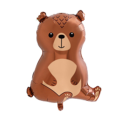 Медведь Алюминиевый шар на тему животных, для вечеринки фестиваль украшения дома, Медведь Pattern, 650x470 мм