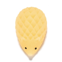 Yellow Hedgehog Shape Stress Toy, Funny Fidget Sensory Toy, for Stress Anxiety Relief, Yellow, 42x26x14mm