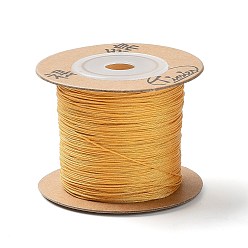Verge D'or Fils de nylon teints écologiques, fils de chaîne cordes, verge d'or, 0.4mm, environ 164.04 yards (150m)/rouleau