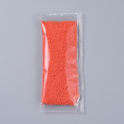 Orange Red Decorative Moss Powder, for Terrariums, DIY Epoxy Resin Material Filling, Orange Red, Packing Bag: 125x60x8mm