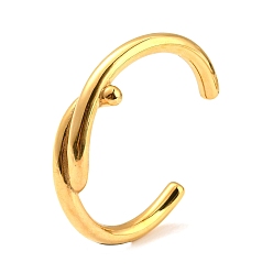 Oro Revestimiento iónico (ip) 304 brazaletes de acero inoxidable, dorado, diámetro interior: 2x2-3/8 pulgada (5x6.1 cm)