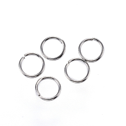 Stainless Steel Color 304 Stainless Steel Jump Rings, Open Jump Rings, Stainless Steel Color, 3.5x0.6mm, 22 Gauge, Inner Diameter: 2.3mm