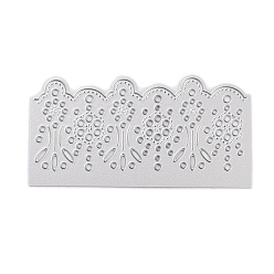 Flower Carbon Steel Cutting Dies Stencils, for DIY Scrapbooking, Photo Album, Decorative Embossing Paper Card, Matte Stainless Steel Color, Flower, 47.5x92.5x0.8mm