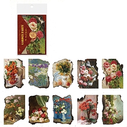 Coloré 20 feuilles de papier pour scrapbooking floral, pour scrapbook album bricolage, carte de voeux, papier de fond, colorées, 140x100mm