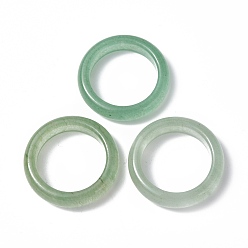 Green Aventurine Natural Green Aventurine Plain Band Ring, Gemstone Jewelry for Women, US Size 9(18.9mm)
