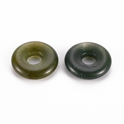Ágata India Colgantes naturales ágata india, donut / pi disc, 18x4.5~5.5 mm, agujero: 5.5 mm