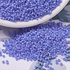 (DB0881) Matte Opaque Periwinkle AB MIYUKI Delica Beads, Cylinder, Japanese Seed Beads, 11/0, (DB0881) Matte Opaque Periwinkle AB, 1.3x1.6mm, Hole: 0.8mm, about 10000pcs/bag, 50g/bag