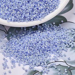 (DB1568) Opaque Agate Bleu Lustre Perles miyuki delica, cylindre, perles de rocaille japonais, 11/0, (db 1568) lustre bleu agate opaque, 1.3x1.6mm, trou: 0.8 mm, environ 20000 PCs / sachet , 100 g / sac