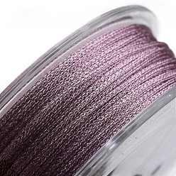 Violet Polyester Metallic Thread, Violet, 1mm, about 32.8 yards(30m)/roll