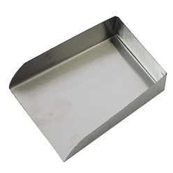 Platinum Iron Bead Shovel, Platinum Color, about 62mm long, 48mm wide, 16mm thick