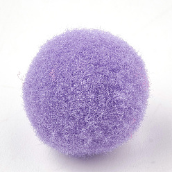 Medium Purple DIY Doll Craft Pom Pom Polyester Pom Pom Balls, Medium Purple, 25mm
