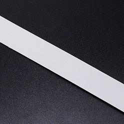 White Flat PVC Iron-On Edging, with Self-adhesion, for Cabinet Repairs, Furniture Restoration, White, 22mm, about 10m/roll