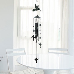 Oiseau Carillons éoliens en fer, décorations pendantes, oiseau, 850mm