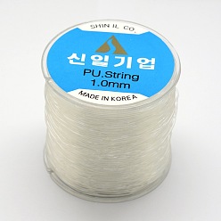 Claro Coreano hilo cristal elástico, Claro, 1 mm, aproximadamente 109.36 yardas (100 m) / rollo