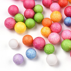 Mixed Color Small Craft Foam Balls, Round, for DIY Wedding Holiday Crafts Making, Mixed Color, 4.5~6.5mm