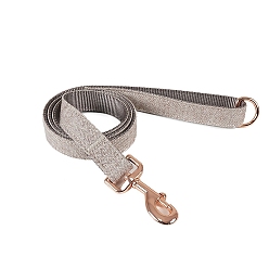 Rosy Brown Nylon Strong Dog Leash, with Comfortable Padded Handle, Iron Clasp, for Small Medium and Large Dogs, Pet Supplies, Rosy Brown, 1250x20mm