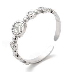 Color de Acero Inoxidable 304 anillo de puño abierto redondo plano de acero inoxidable para mujer, color acero inoxidable, tamaño de EE. UU. 7 1/4 (17.5 mm)