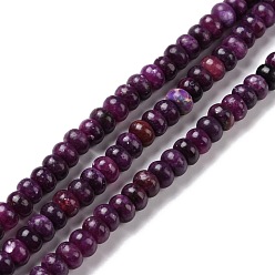 Kunzite Natural Kunzite Beads Strands, Rondelle, 6x4mm, Hole: 0.8mm, about 105pcs/strand, 16.14 inch(41cm)