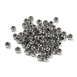 Dark Gray Glass Seed Beads, AB Color, Rondelle, Dark Gray, 4x3mm, Hole: 1.2mm 368pc/bag.